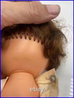 Vintage Big Eye Doll Kawaii Monchichi Style Japan Rubber Boy 7