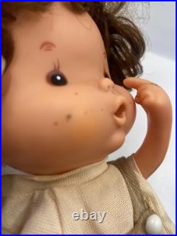 Vintage Big Eye Doll Kawaii Monchichi Style Japan Rubber Boy 7
