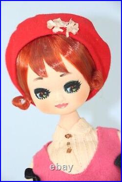 Vintage Big Eyed Pose Doll, 1960s Made in Japan