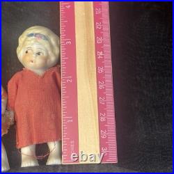 Vintage Bisque Doll Lot 1920s-30s All Marked JAPAN 7 Dolls 3-4 Painted SEE