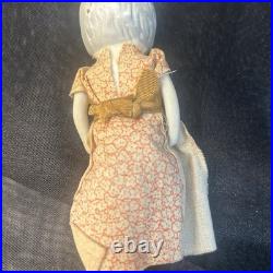 Vintage Bisque Doll Lot 1920s-30s All Marked JAPAN 7 Dolls 3-4 Painted SEE