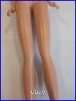 Vintage Blond Bubble Cut Barbie Doll with Red Swimsuit Mattel 1960's Japan