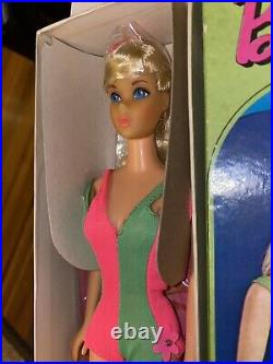 Vintage Blonde 1969 Standard Barbie Doll Mattel 1190 with Box MINT