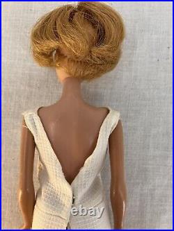 Vintage Blonde BARBIE Doll Blue Eyeshadow 1965 With Original Clothing