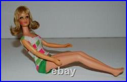 Vintage Blonde Bend Leg Francie Doll Original Ss High Color