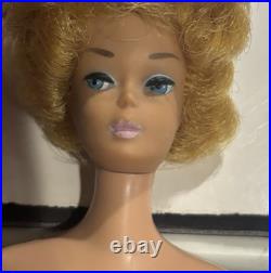 Vintage Blonde Bubble Cut Barbie Doll Japan