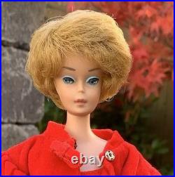 Vintage Blonde Bubble Cut Barbie Japan Stamp Pretty Light Pale Face