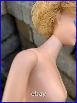Vintage Blonde Bubble Cut Barbie Japan Stamp Pretty Light Pale Face