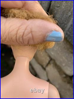 Vintage Blonde Bubble Cut Barbie Japan Stamp Pretty Light Pale Face