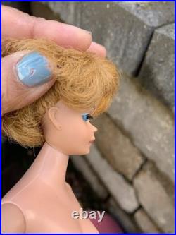 Vintage Blonde Bubble Cut Barbie Japan Stamp Pretty Light Pale Face