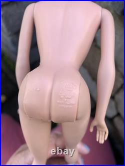 Vintage Blonde Bubble Cut Barbie Japan Stamp Pretty Light Pale Face