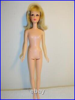 Vintage Blonde Francie Doll with Bend legs 1965 Made in Japan Some Clothes & Shoes