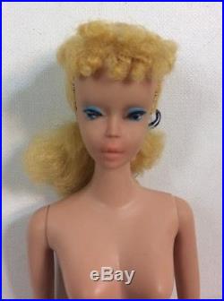 Vintage Blonde Ponytail 1960 #3 or #4 Barbie Doll Pretty Face Japan