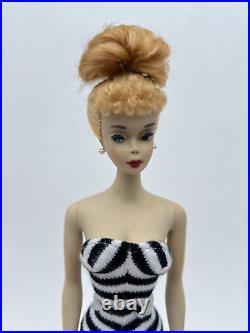 Vintage Blonde Ponytail # 3 Barbie Doll with Factory Updo/ Bun 1960s, EXQUISITE