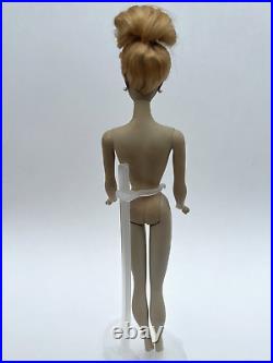 Vintage Blonde Ponytail # 3 Barbie Doll with Factory Updo/ Bun 1960s, EXQUISITE