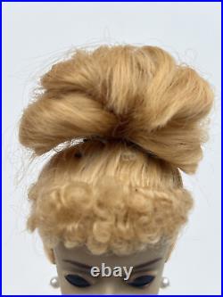 Vintage Blonde Ponytail # 3 Barbie Doll with Factory Updo/ Bun 1960s, EXQUISITE