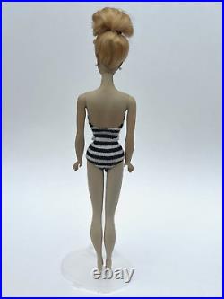Vintage Blonde Ponytail # 3 Barbie Doll with Factory Updo/ Bun 1960s, EXQUISITE