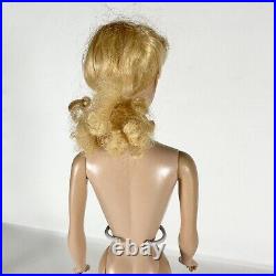 Vintage Blonde Ponytail Barbie Doll #4 Roman Numeral 1958 Issue Date 1960 Japan
