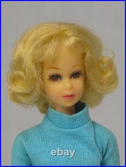 Vintage Blonde Short Flip Francie Doll Complete #1265 Barbie Mattel Japan 1960s