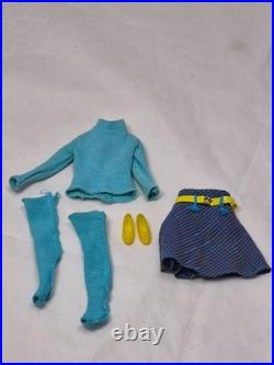 Vintage Blonde Short Flip Francie Doll Complete #1265 Barbie Mattel Japan 1960s