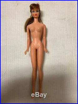 Vintage Brown Hair Standard Straight Leg Barbie Made In Japan L@@k