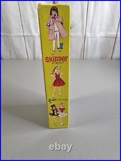 Vintage Brunette #1 Straight Leg Skipper Doll Original Box And Accessories Read