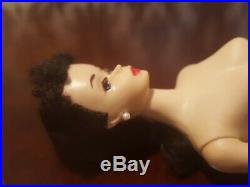 Vintage Brunette #3 Ponytail Barbie Original Brown Eyeshadow