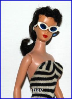 Vintage Brunette Ponytail Barbie Doll Very Nice Condition