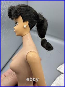 Vintage Brunette Ponytail Barbie Doll Very Nice Condition