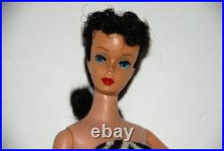 Vintage Brunette Ponytail Barbie Doll Very Nice Condition