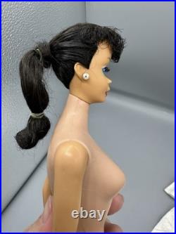 Vintage Brunette Ponytail Barbie Doll Very Nice Condition