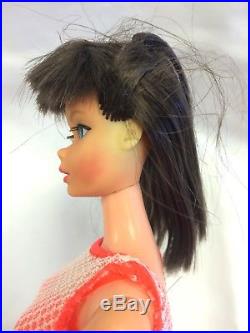 Vintage Brunette Twist N Turn Barbie Doll Dark Brunette Made in Japan