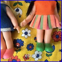 Vintage Chiko Chika Chan Japan doll Set