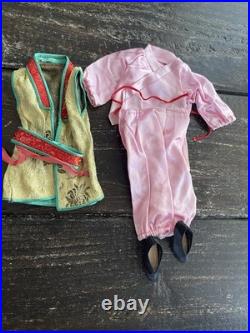 Vintage Chinese Cloth Dolls Family/Extra Wardrobe Asian Folk Dolls /Woven Case