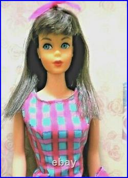 Vintage Chocolate Bon Bon Standard Barbie Dressed in Vintage Repro Best Bow! WOW