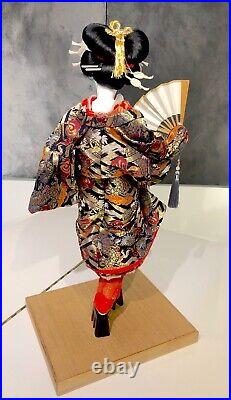 Vintage Collectible Oiran Doll Kimono Rare