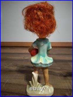 Vintage Commodore Teenage Girl Doll with Wig Red Hair & Ball No. 2/334 B1 Japan