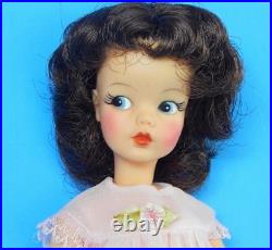 Vintage DARK BRUNETTE Ideal Tammy Doll High Color With Original Stand