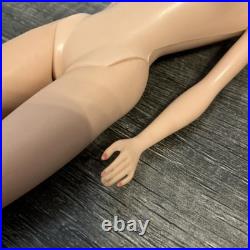 Vintage Dark Brunette Bubblecut Barbie Doll 850 Original Swimsuit & Shoes JAPAN