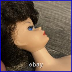 Vintage Dark Brunette Bubblecut Barbie Doll 850 Original Swimsuit & Shoes JAPAN