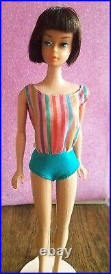 Vintage Dark Brunette High Color American Girl Barbie Doll Japan body