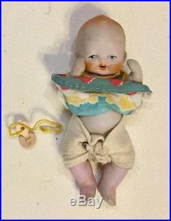 Vintage Darling 1930's Bisque Jointed Dionne Quintuplet 5 Dolls Made in Japan
