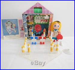 Vintage Disney Alice In Wonderland Doll 1967 Nintendo People House Japan Rare