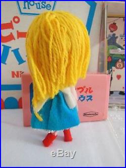 Vintage Disney Alice In Wonderland Doll 1967 Nintendo People House Japan Rare