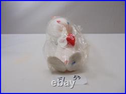 Vintage Doll Japan Big Eyes Herman Pecker Co. New York Heart Valentines New