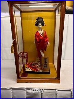 Vintage Doll Japanese Kabuki From Japan ozaki doll