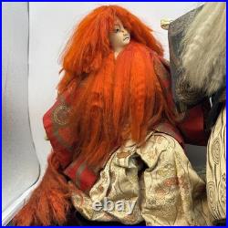 Vintage Doll Japanese Kabuki Renjishi Lion Dancers