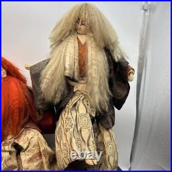 Vintage Doll Japanese Kabuki Renjishi Lion Dancers