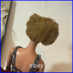 Vintage Early Barbie & Ken Dolls bubblecut In Case With Clothes Accessories Vintage Early Barbie & Ken Dolls bubblecut In Case With Clothes Accessories