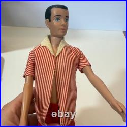 Vintage Early Barbie & Ken Dolls bubblecut In Case With Clothes Accessories Vintage Early Barbie & Ken Dolls bubblecut In Case With Clothes Accessories